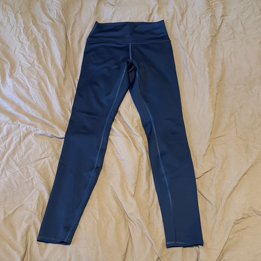 Alo Navy Blue High-Waisted Leggings
